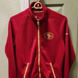 Nike 49ers women's zip up jacket medium